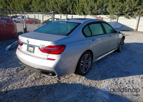 2019 BMW 740I xDrive from USA, damaged, VIN WBA7E4C59KGV70505